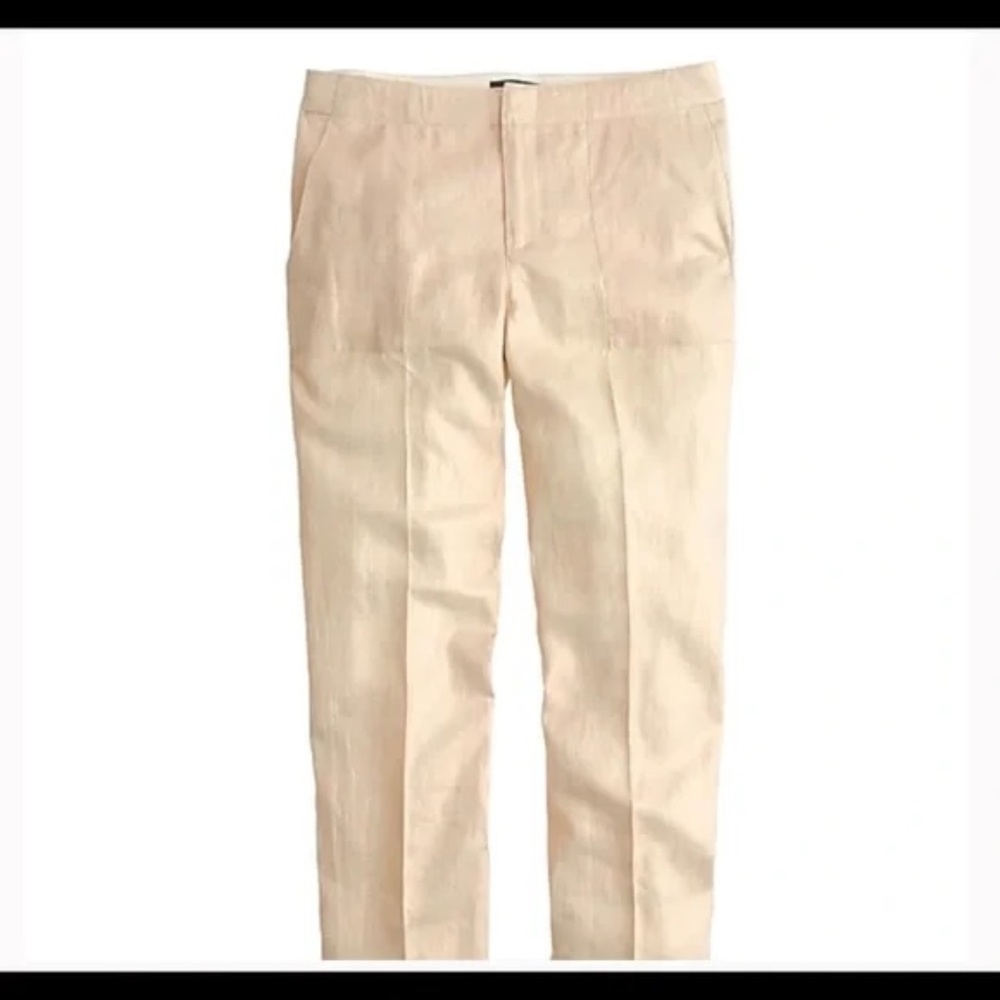 NWOT J. Crew Linen Pants - Picture 2 of 5